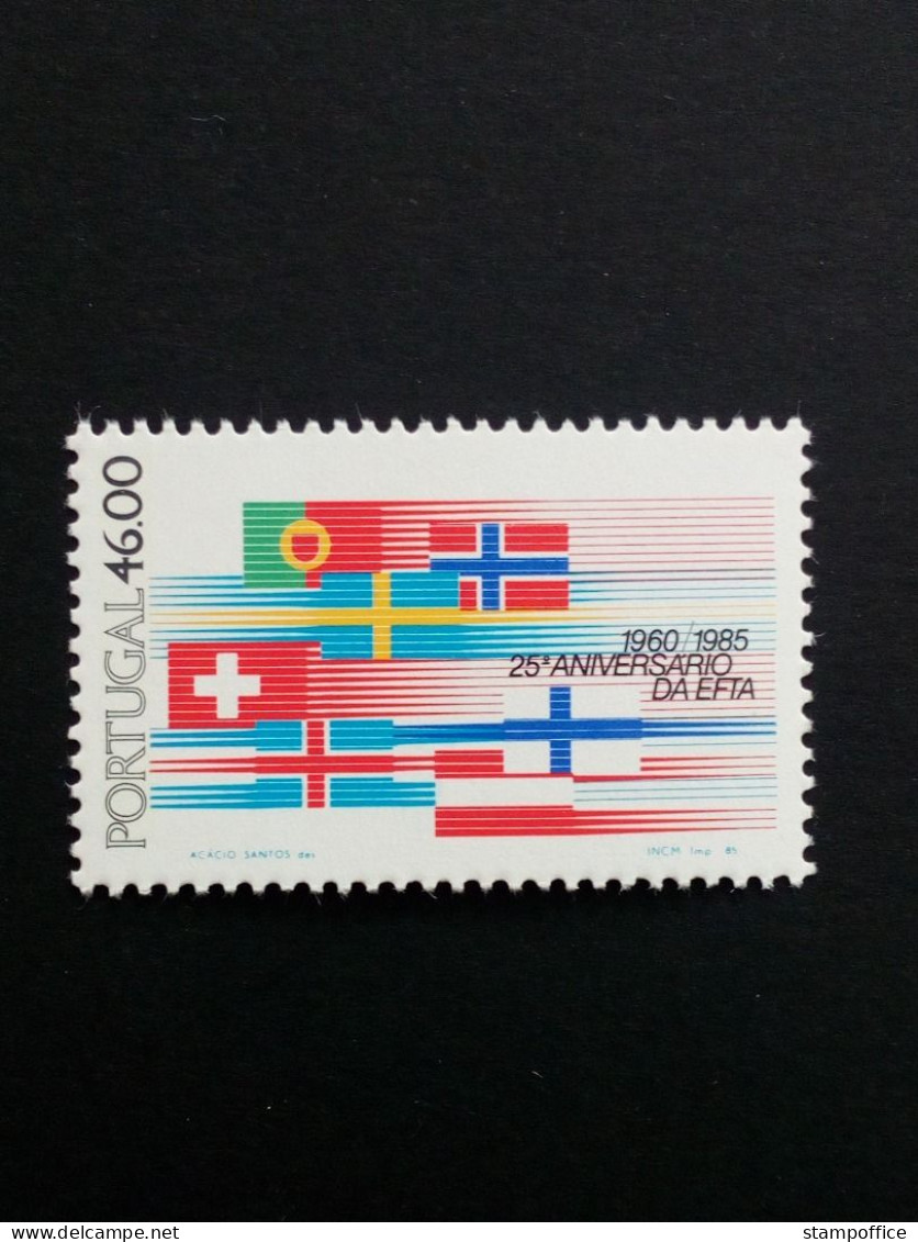 PORTUGAL MI-NR. 1655 POSTFRISCH 25 JAHRE EFTA 1985 FLAGGEN - Ideas Europeas