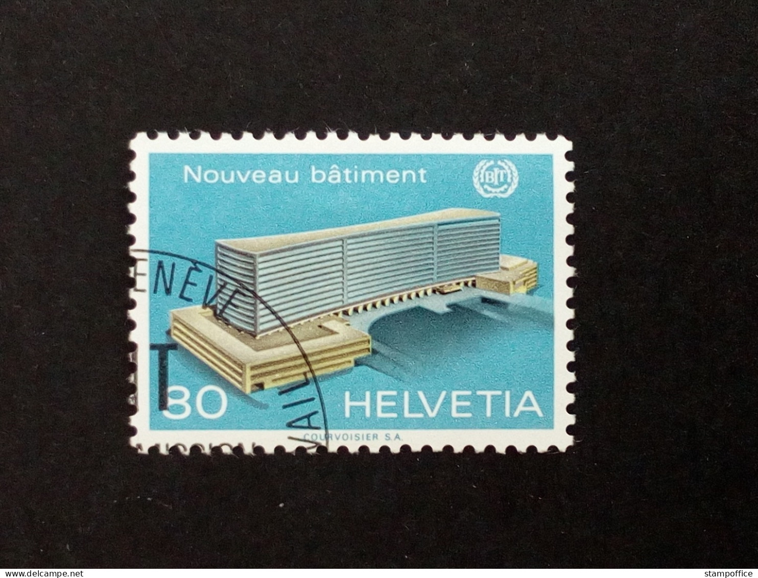 SCHWEIZ BIT MI-NR. 104 GESTEMPELT(USED) ILO GEBÄUDE GENF 1974 - ILO