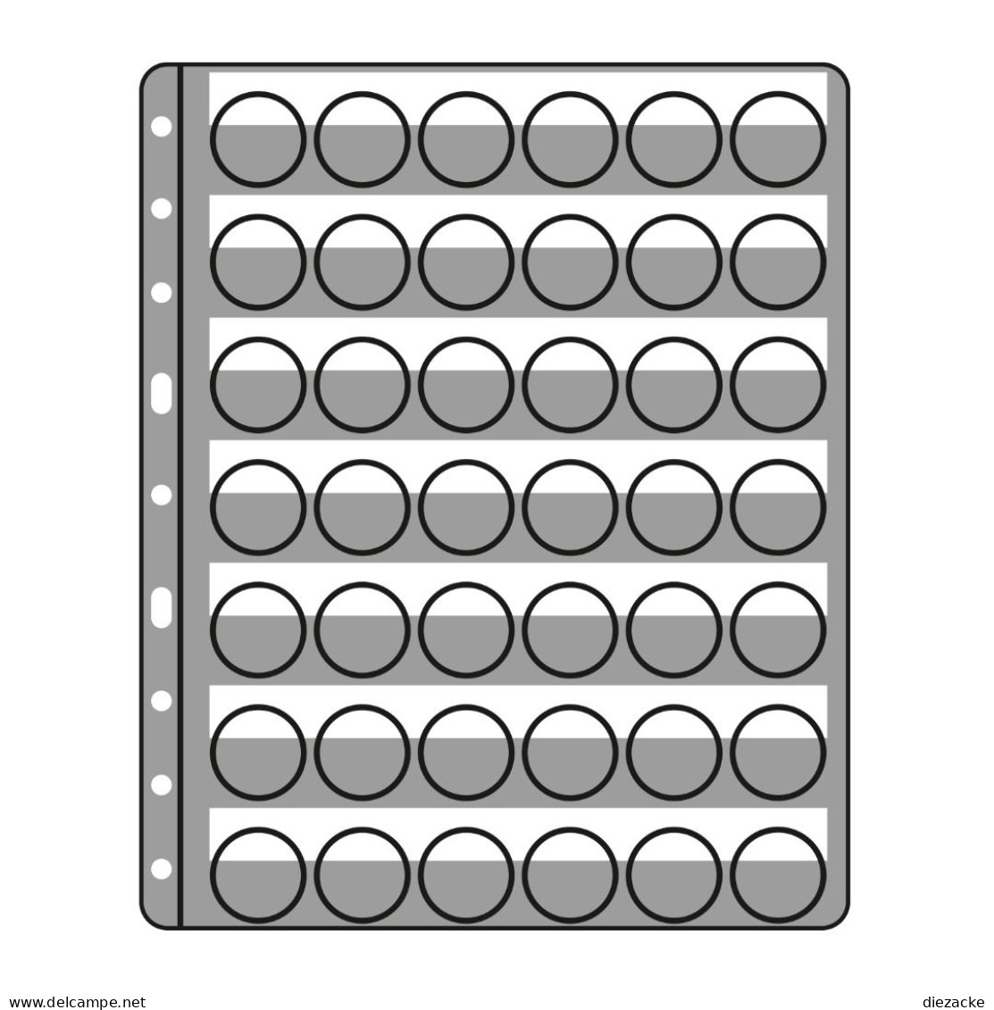 Leuchtturm Hüllen Klar Compart Für 42 Kronkorken/Champagner-Deckel 344398 Neu ( - Blankoblätter