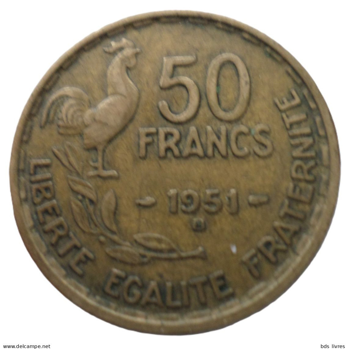 FRANCE.... 50 Francs Guiraud 1951 B - Pièce Non Nettoyée Et Patinée (voir Images) - 50 Francs