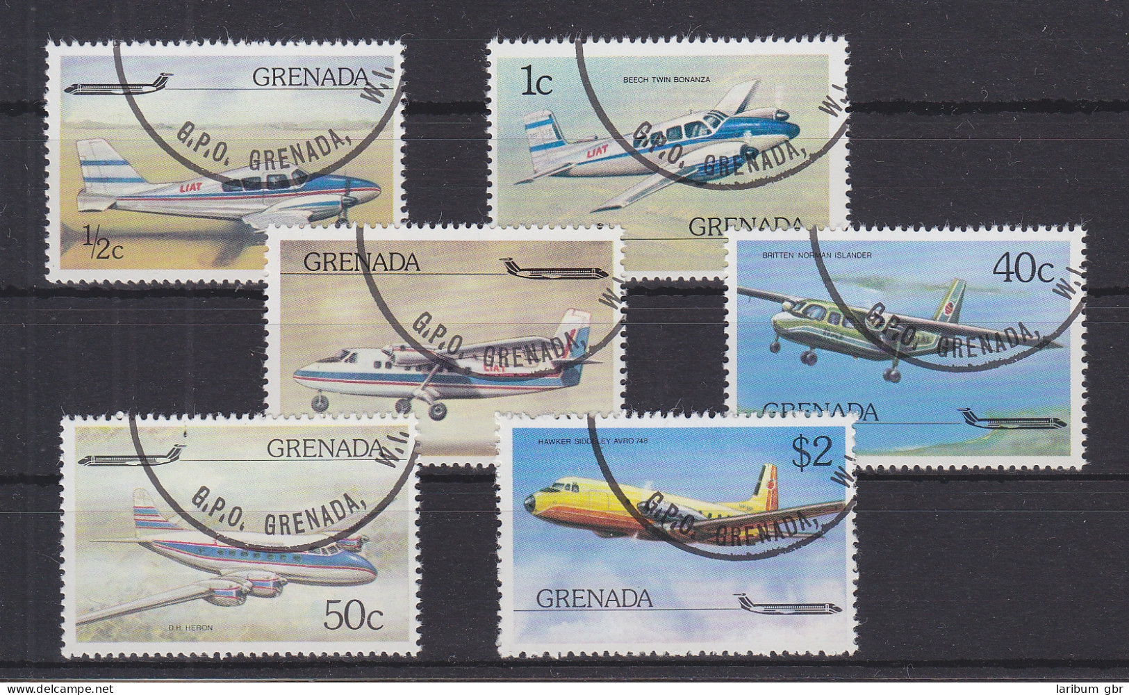 Grenada 783-788 Gestempelt Flugzeuge #GE327 - Grenade (1974-...)