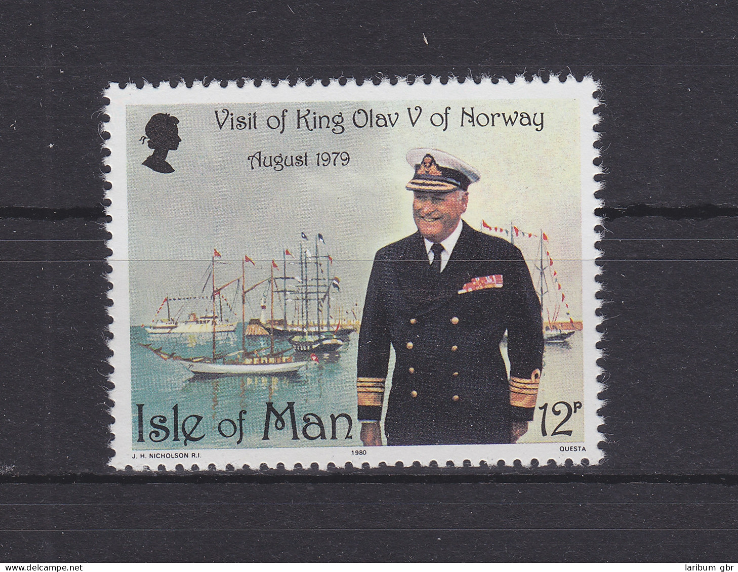 GB Isle Of Man 172 Postfrisch Besuch Von König Olav V #GE324 - Other & Unclassified