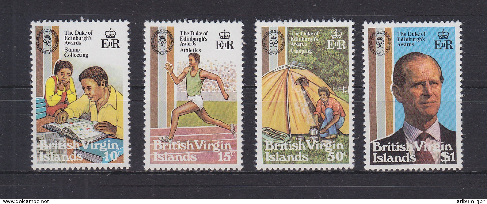 Britische Jungferninseln 411-414 Postfrisch Jugendförderung, MNH #GE233 - Iles Vièrges Britanniques