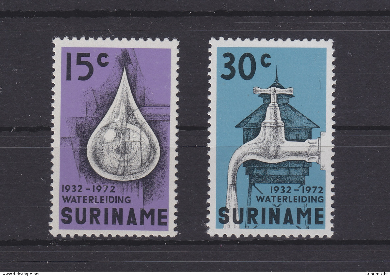 Suriname 616-617 Postfrisch Wasserwerke #GE380 - Surinam