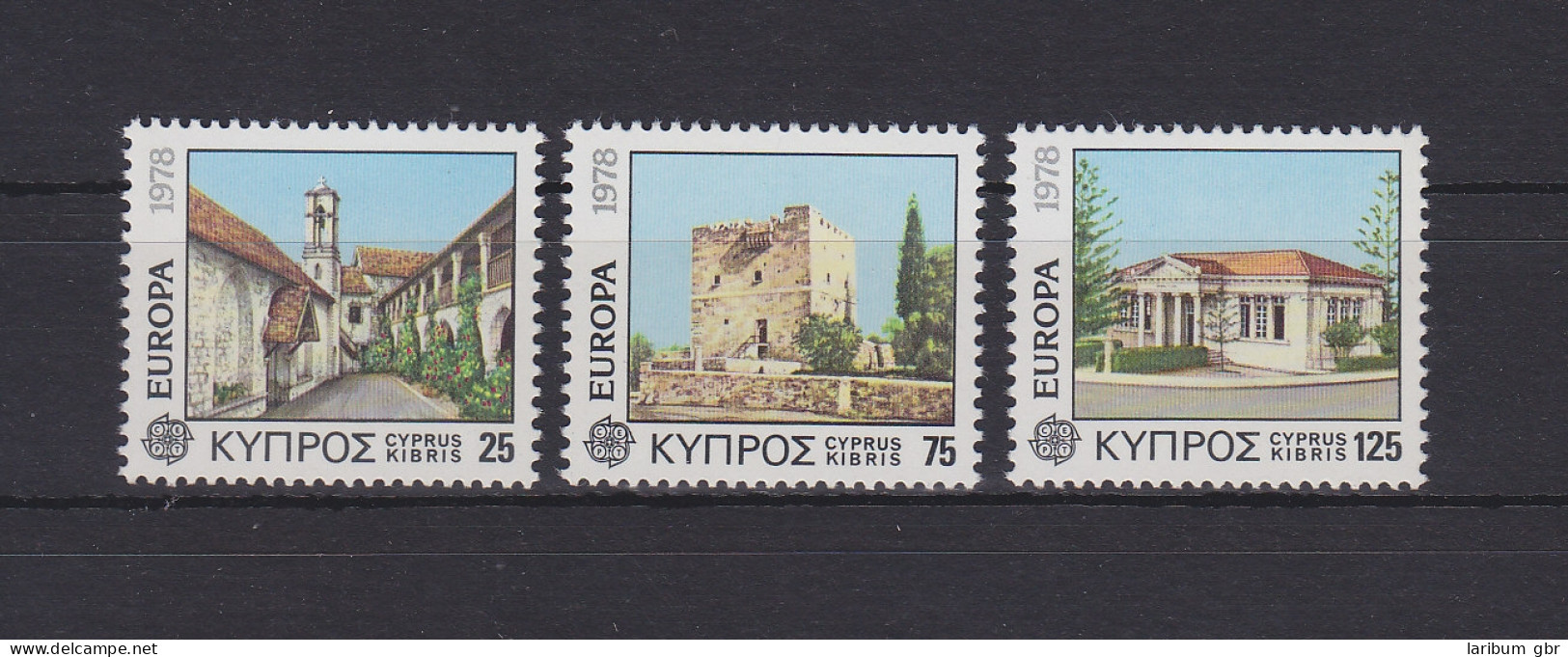 Zypern 484-486 Postfrisch Baudenkmäler, Cyprus MNH #GE107 - Gebraucht