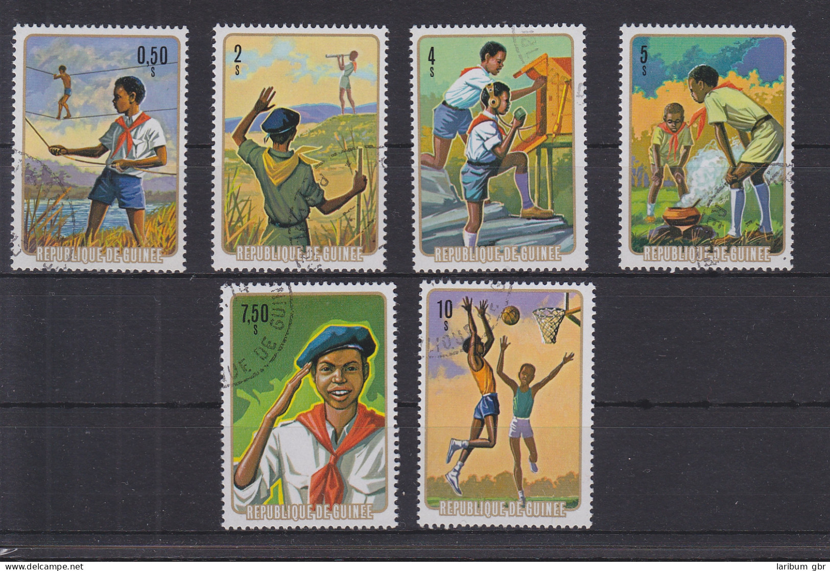 Guinea 706-711 Gestempelt Pfadfinder, Used #GE229 - Guinee (1958-...)