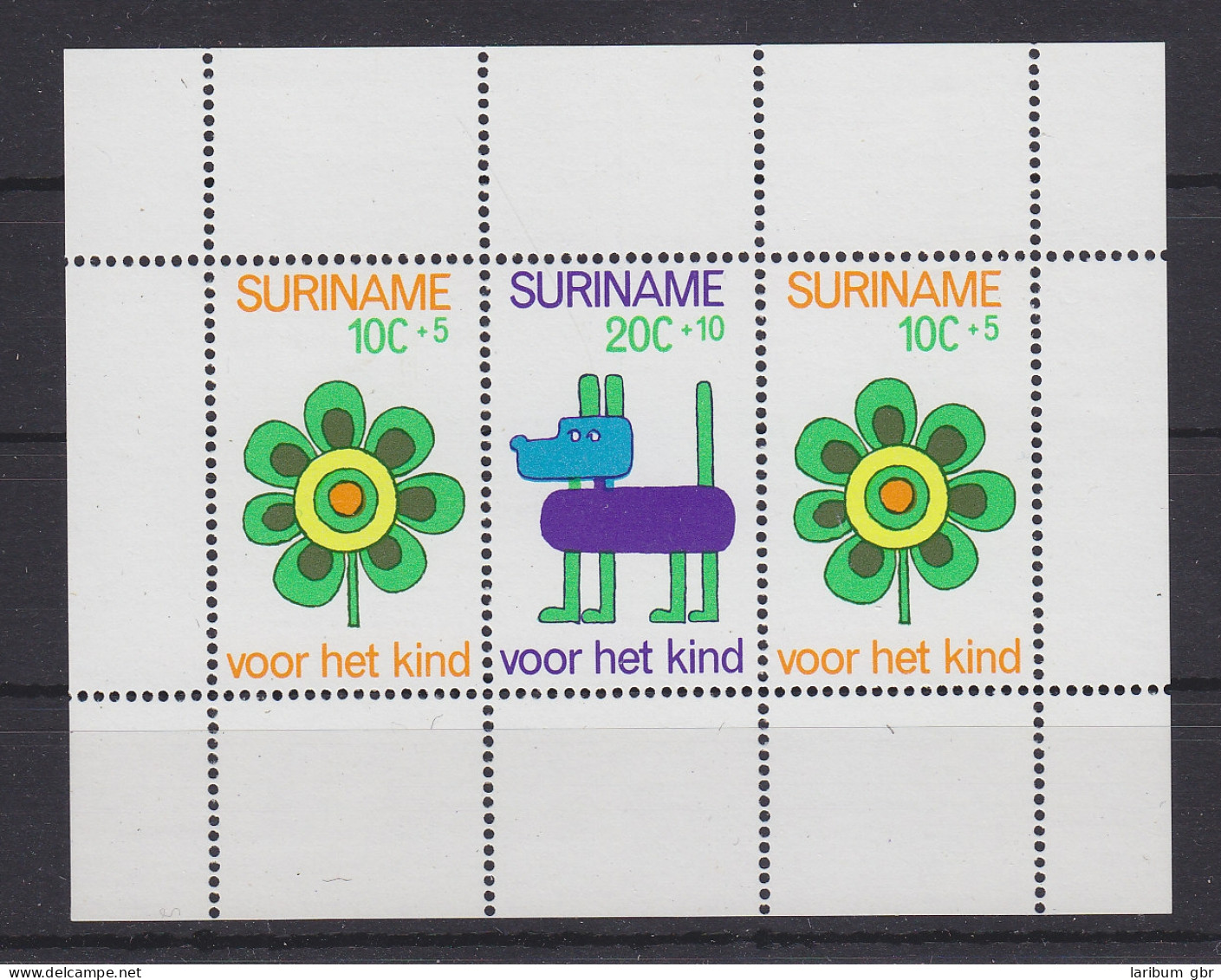 Suriname Block 13 Mit 658 Postfrisch Kinderspiele #GE389 - Suriname