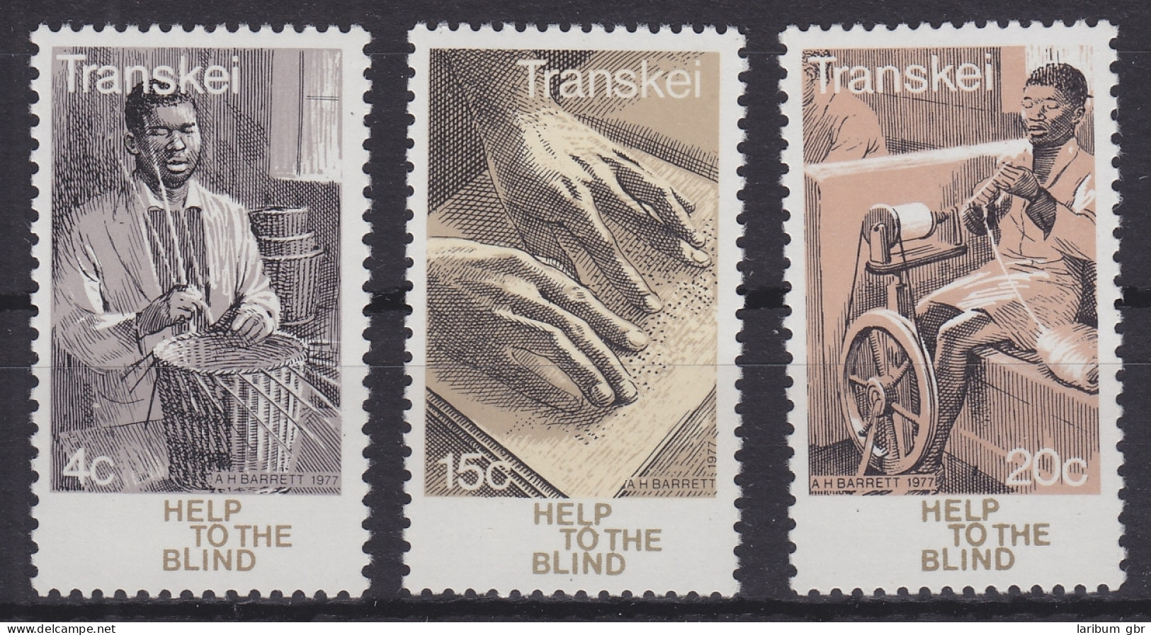 Südafrika Transkei 30-32 Postfrisch Blindenhilfe, MNH #GE286 - Transkei