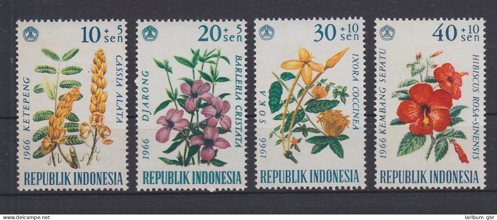 Indonesien 503-506 Postfrisch Blumen, Indonesia MNH #GE128 - Indonesia