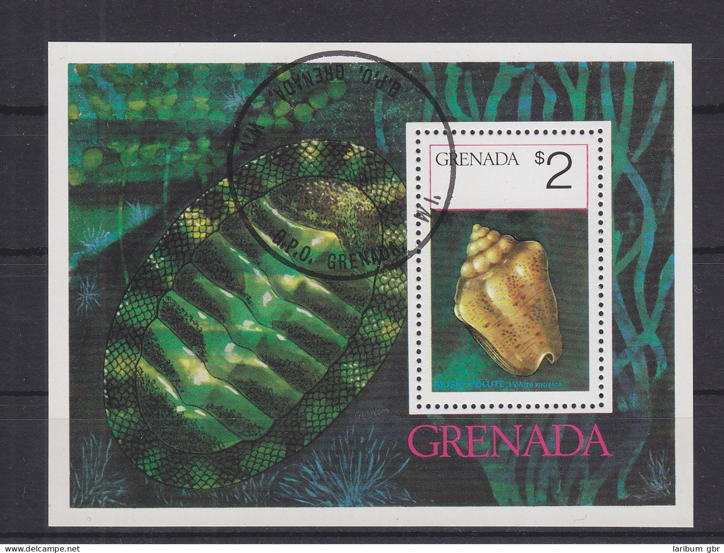 Grenada Block 46 Mit 692 Gestempelt Muscheln #GE329 - Grenada (1974-...)