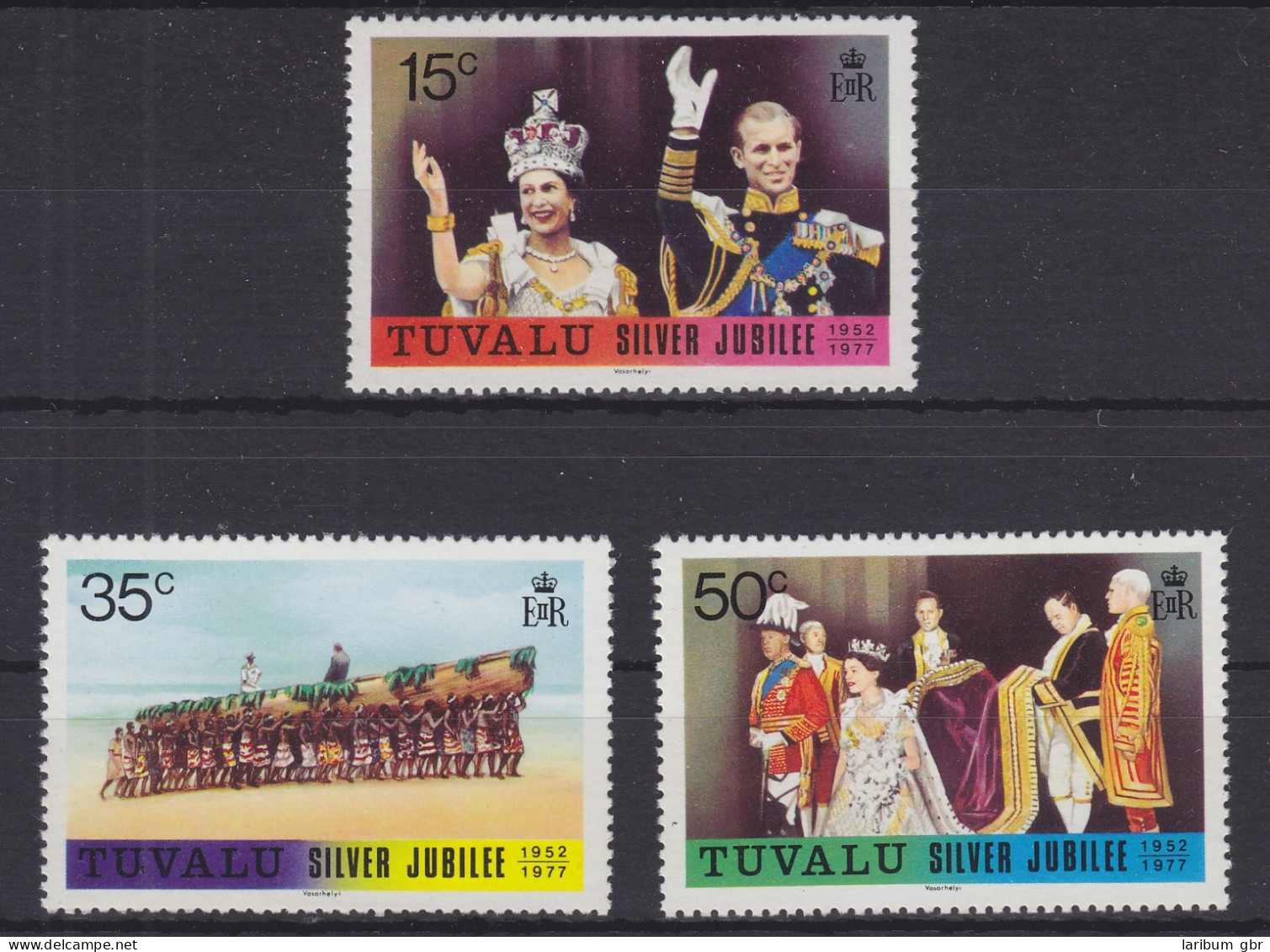 Tuvalu 43-45 Postfrisch Elisabeth II, MNH #GE280 - Tuvalu (fr. Elliceinseln)