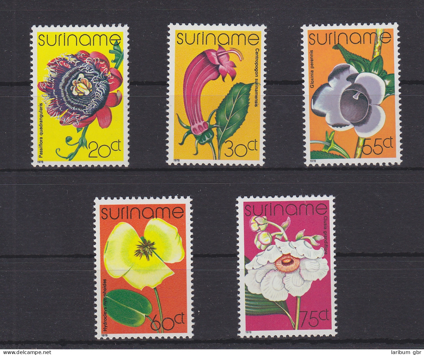 Suriname 807-811 Postfrisch Blüten Blumen Flowers #GE392 - Suriname