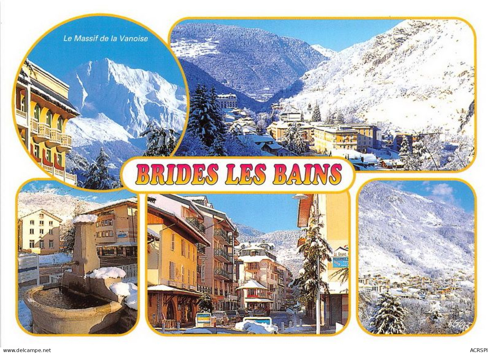 BRIDES LES BAINS La Station En Hiver 30(scan Recto-verso) MA1541 - Brides Les Bains