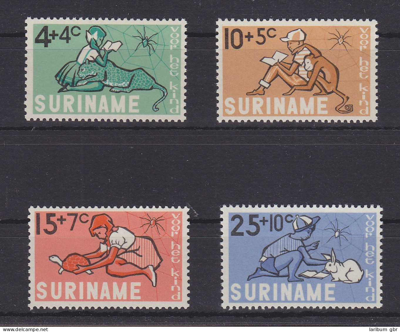 Suriname 478-481 Postfrisch Kinder Und Tiere #GE378 - Surinam