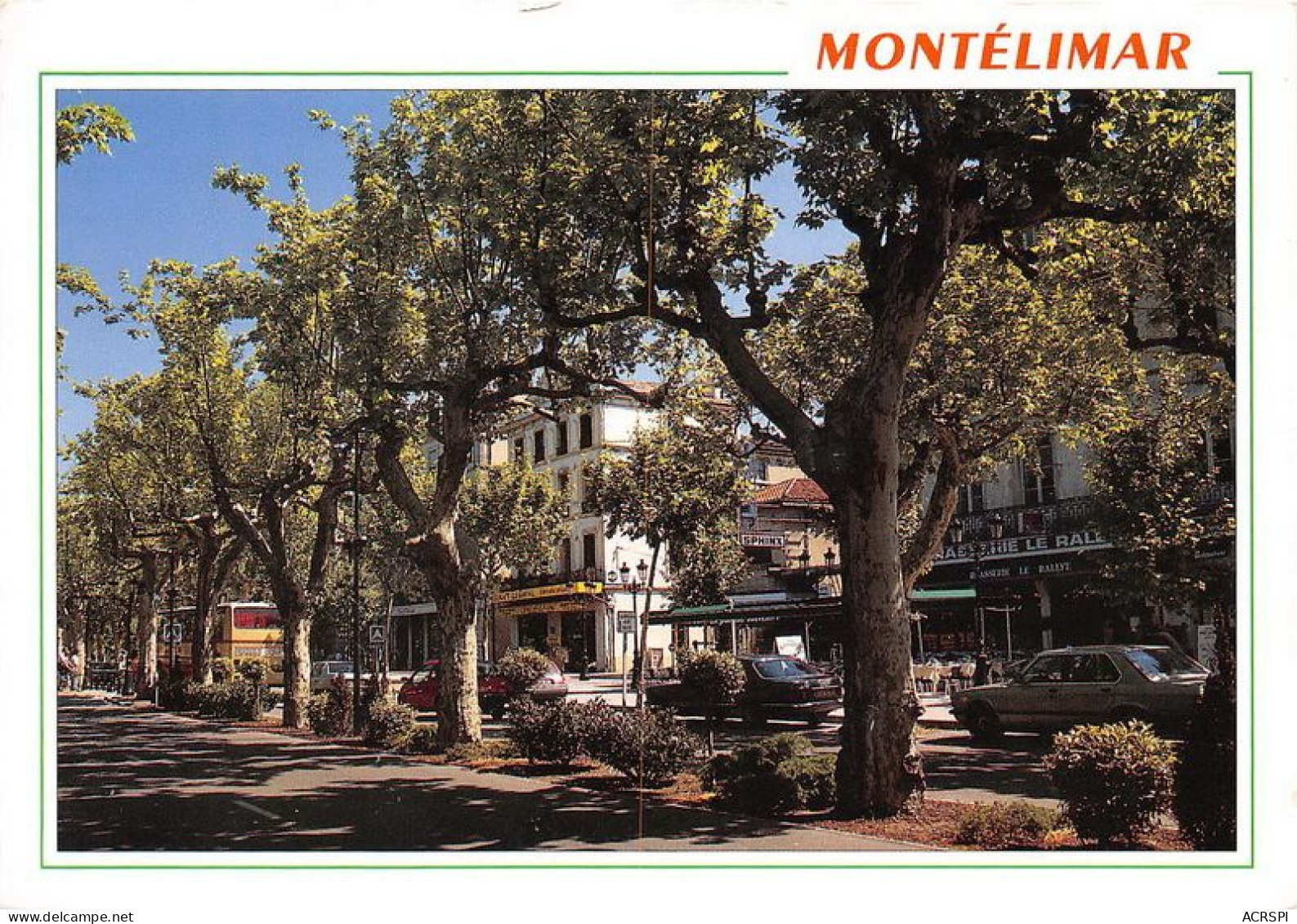 MONTELIMAR Les Allees Provencales 9(scan Recto-verso) MA1539 - Montelimar