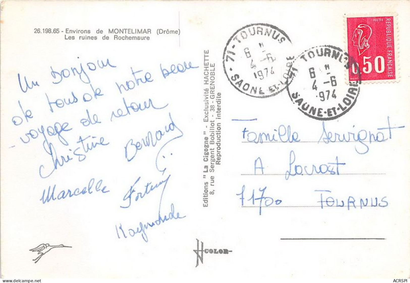 ENVIRONS DE MONTELIMAR Les Ruines De Rochemaure 3(scan Recto-verso) MA1539 - Montelimar