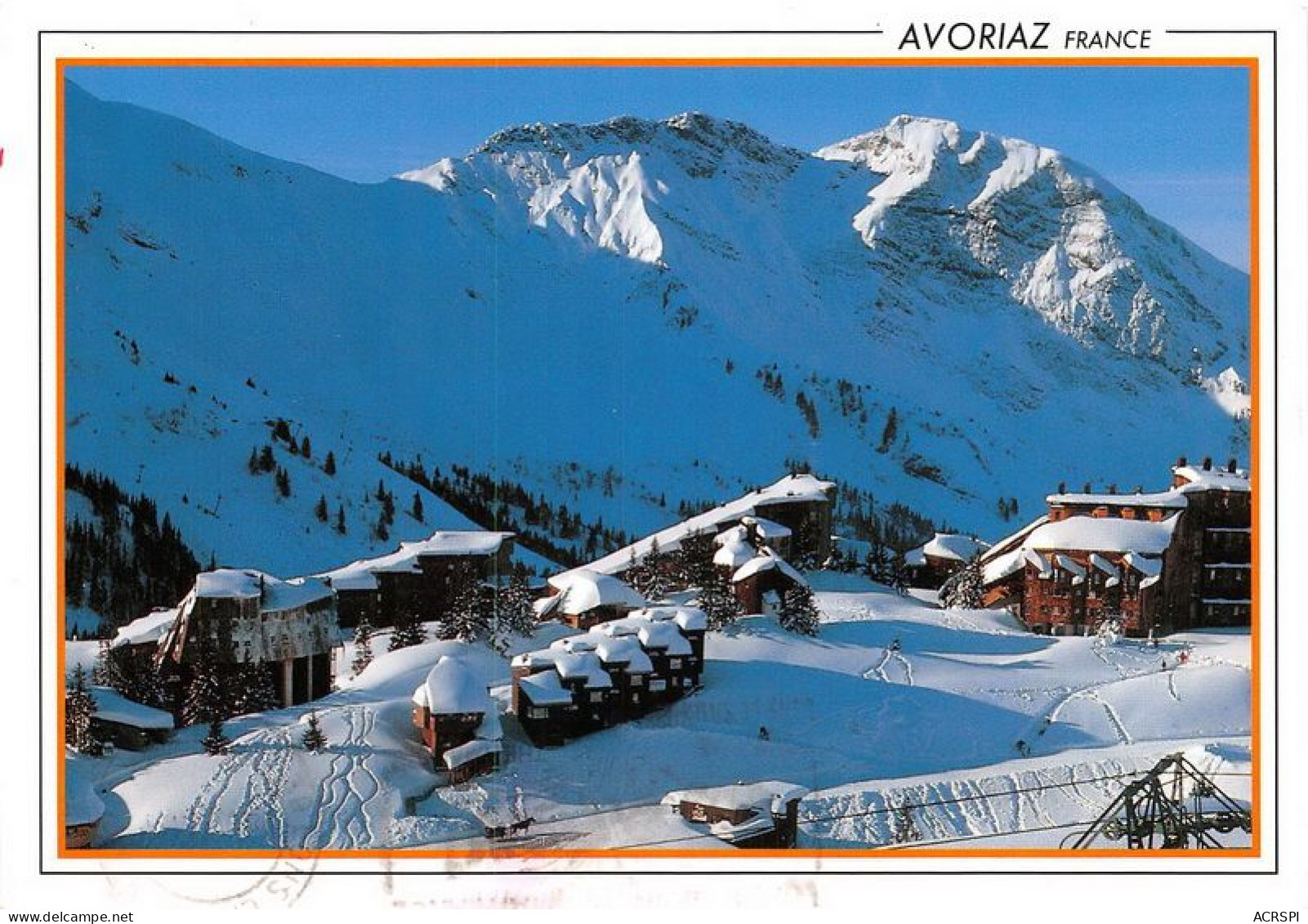 AVORIAZ Echappee Sur La Station 10(scan Recto-verso) MA1537 - Avoriaz