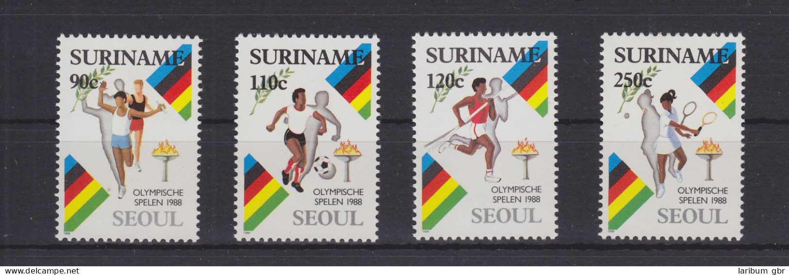 Suriname 1264-1267 Postfrisch Olympia Seoul 88 #GE395 - Suriname