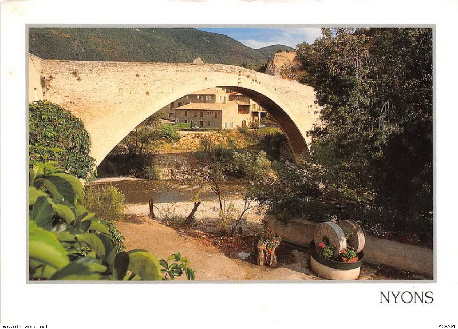 NYONS Le Vieux Pont Et Moulin A Huile 26(scan Recto-verso) MA1531 - Nyons