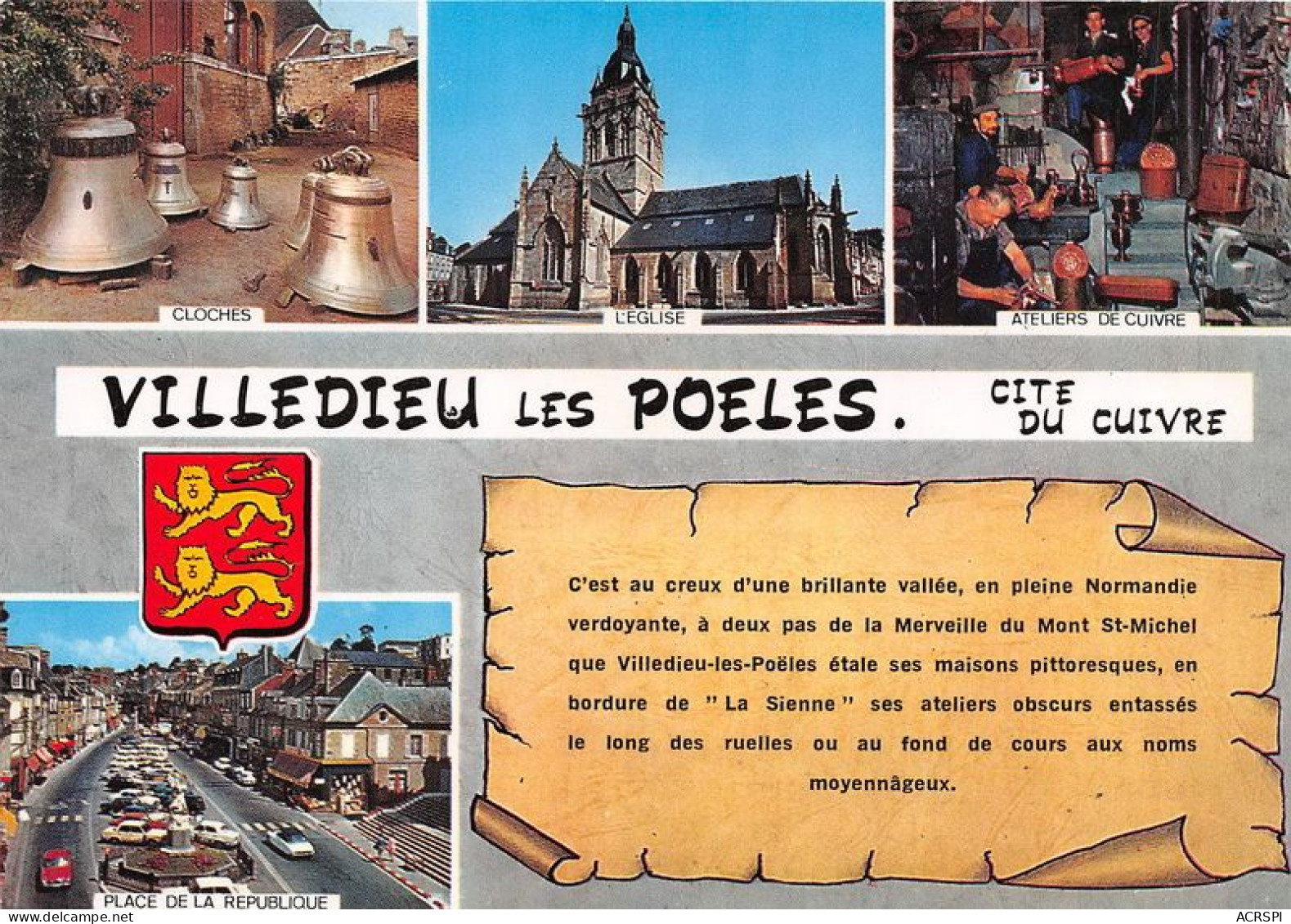 VILLEDIEU LES POELES 5(scan Recto-verso) MA1522 - Villedieu