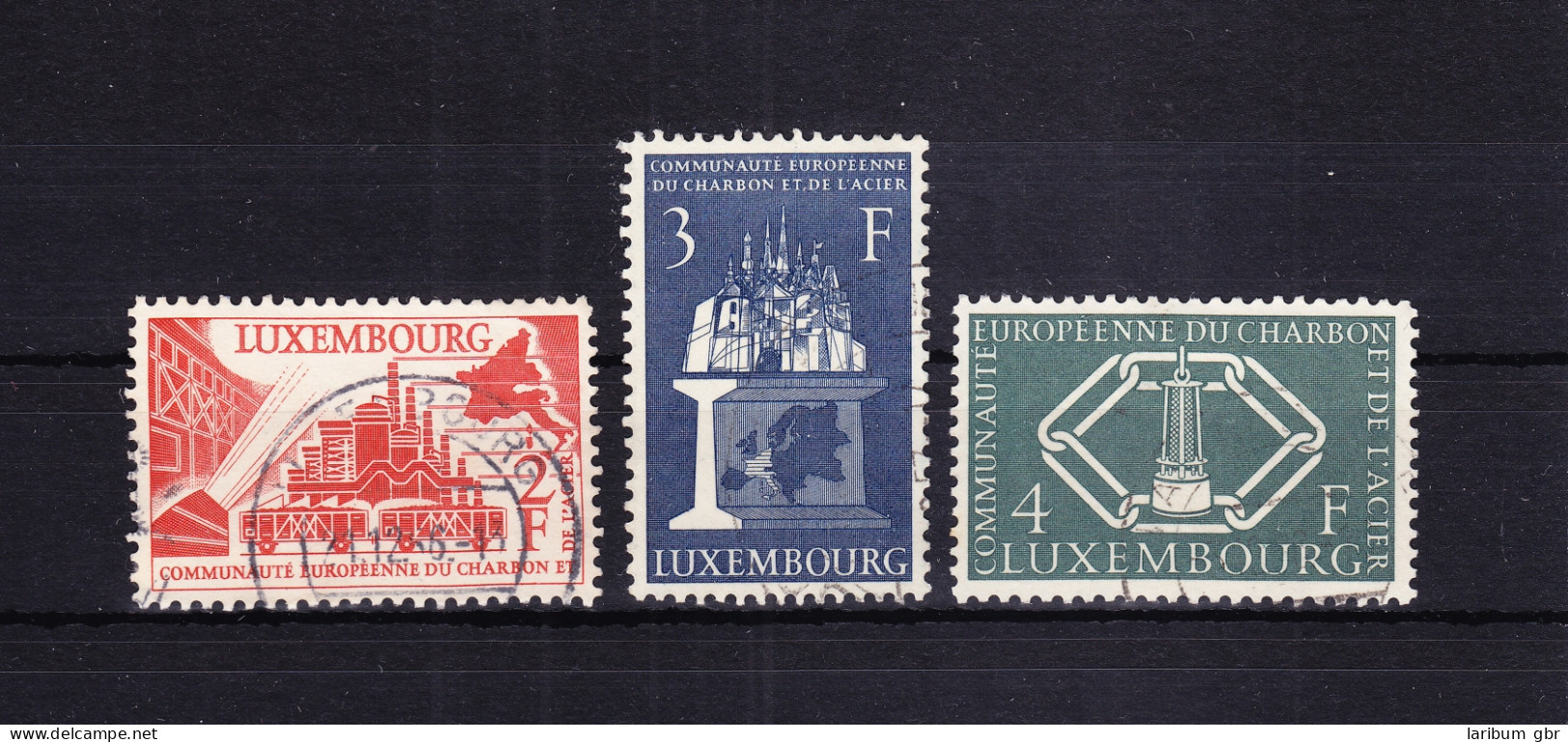 Luxemburg 552-554 Gestempelt #RD802 - Andere & Zonder Classificatie