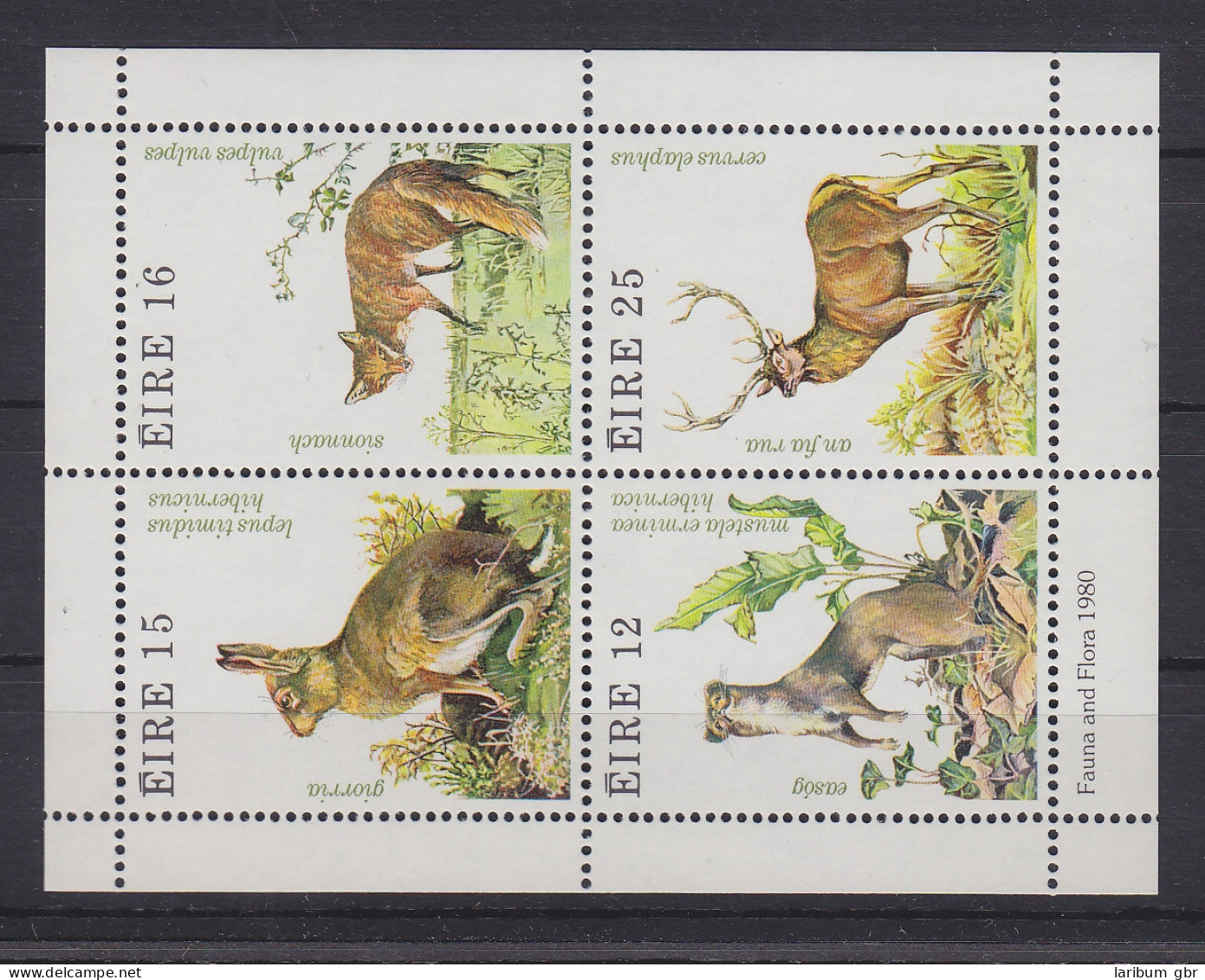 Irland Block 3 Mit 421-424 Postfrisch Tiere, Wildtiere, MNH #RB026 - Sonstige & Ohne Zuordnung