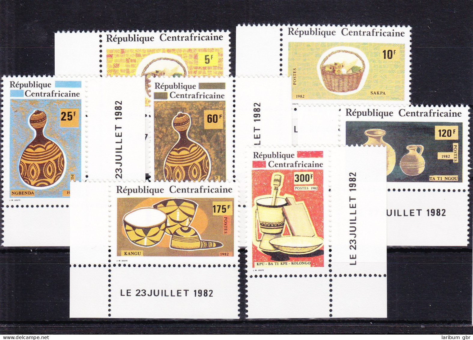 Zentralafrikanische Republik 875-881 Postfrisch Gebrauchsgegenstände #RB704 - Centrafricaine (République)
