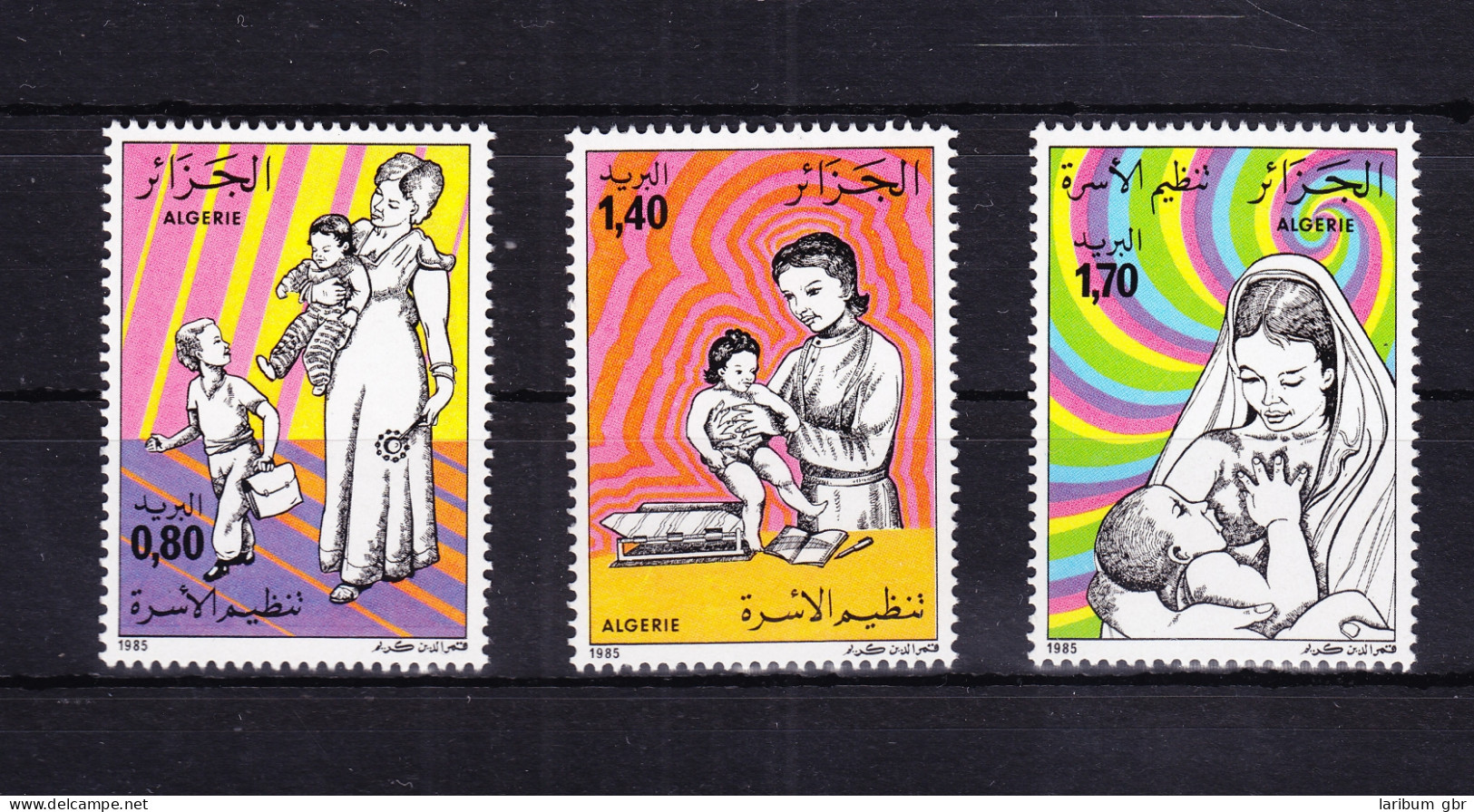 Algerien 888-890 Postfrisch Familienplanung, MNH #RB854 - Algérie (1962-...)