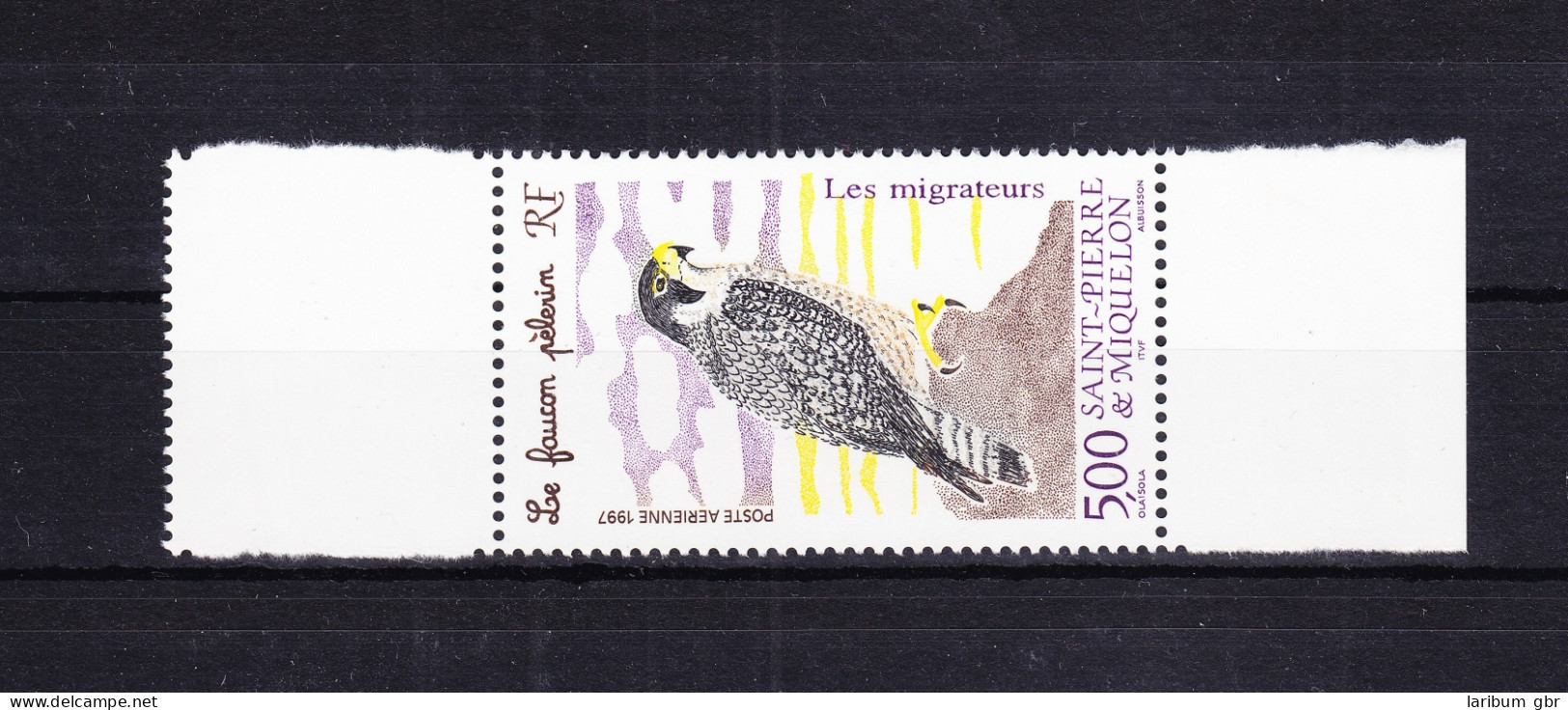 Saint-Pierre Und Miquelon 726 Postfrisch Zugvögel, Falke, MNH #RB874 - Sonstige & Ohne Zuordnung