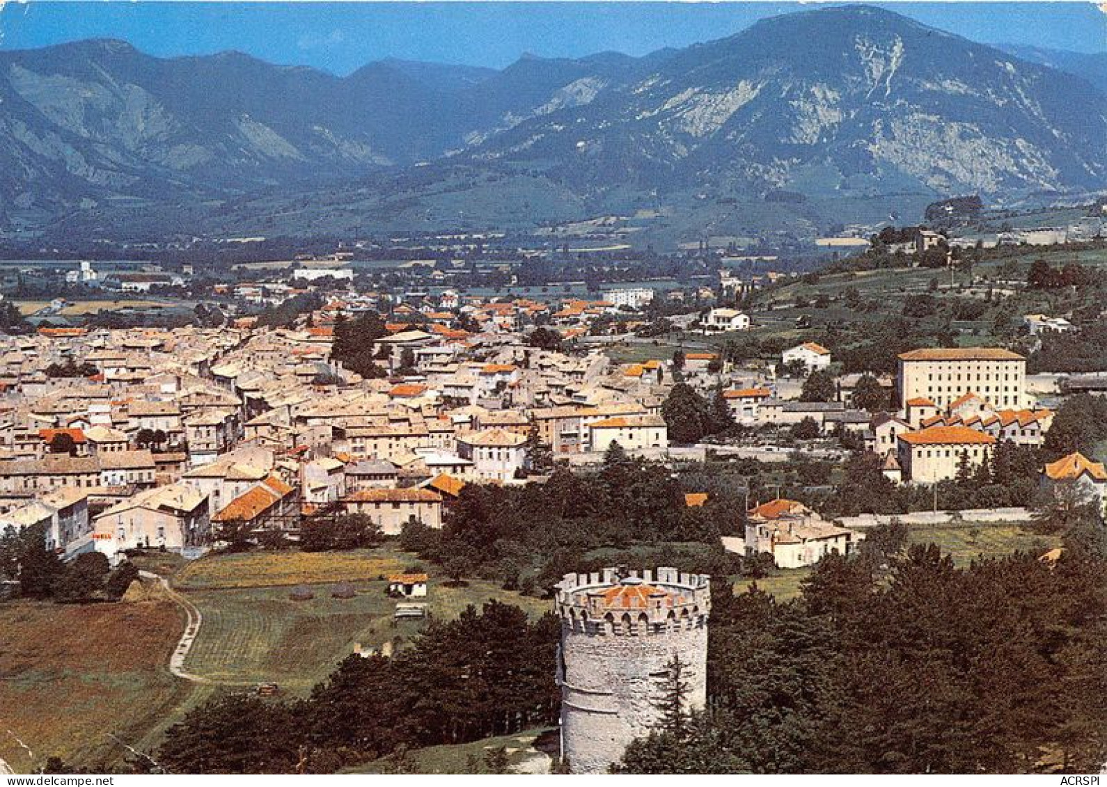 DIE La Tour De Prugnon Et La Ville Dans Leur Cadre De Montagnes 11(scan Recto-verso) MA1550 - Die