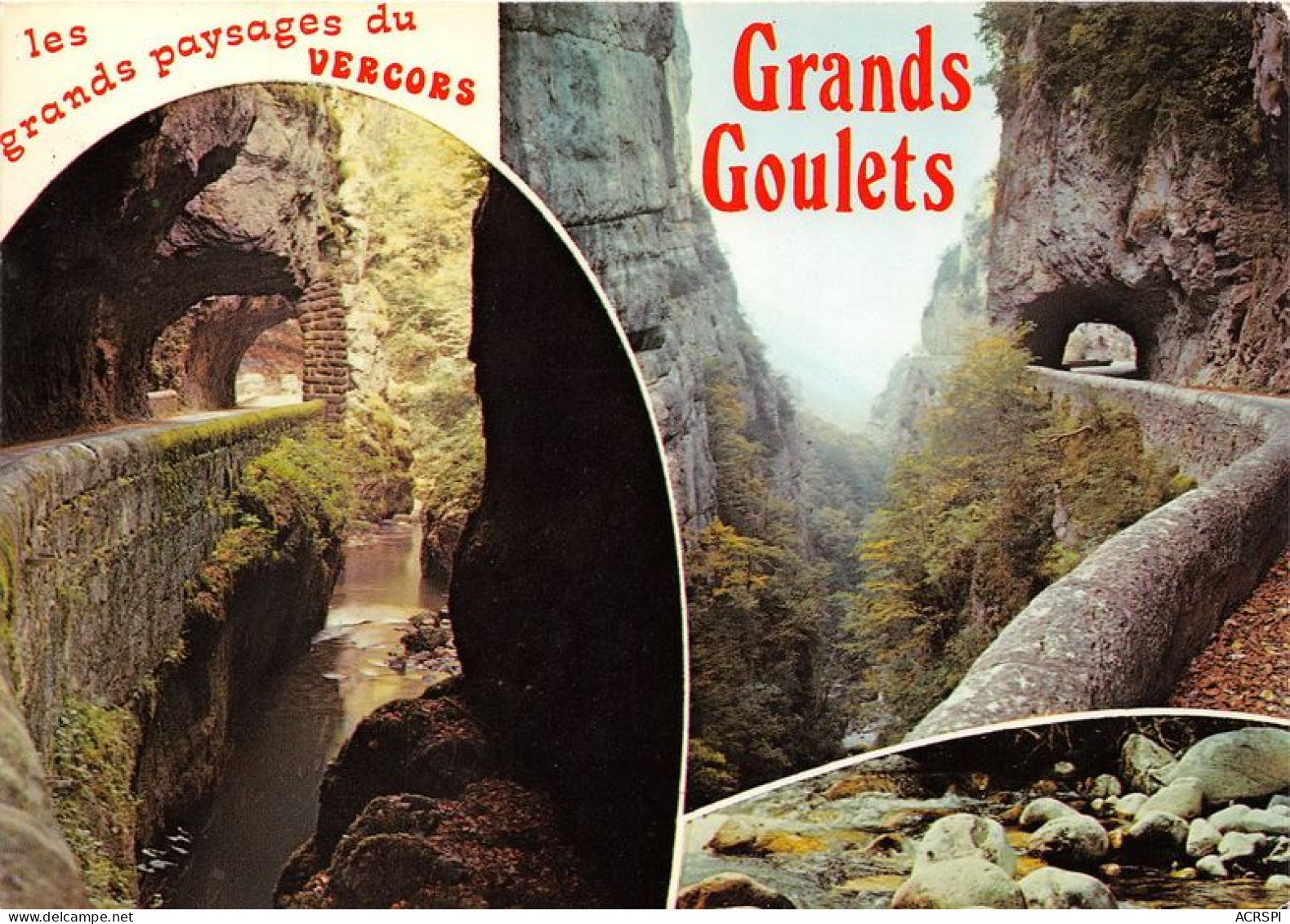 LE DEFILE DES GRANDS GOUOLETS Et Les Gorges De La Vernaison 7(scan Recto-verso) MA1548 - Les Grands Goulets