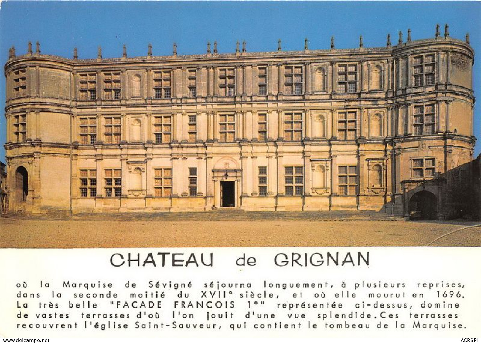 GRIGNAN Le Chateau 20(scan Recto-verso) MA1548 - Grignan