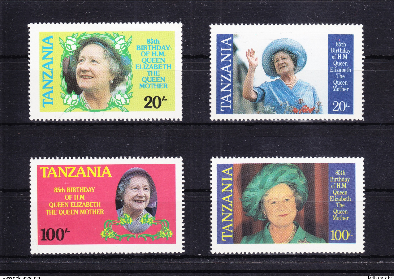 Tansania 264-267 Postfrisch Elisabeth, 85. Geburtstag, MNH #RB652 - Tansania (1964-...)