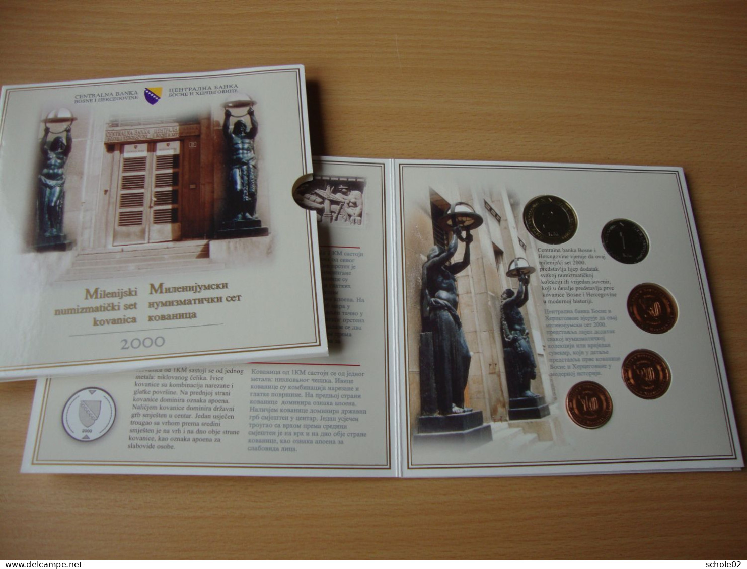 Set Monétaire Bosnie-Herzégovine 2000 - Bosnia Y Herzegovina
