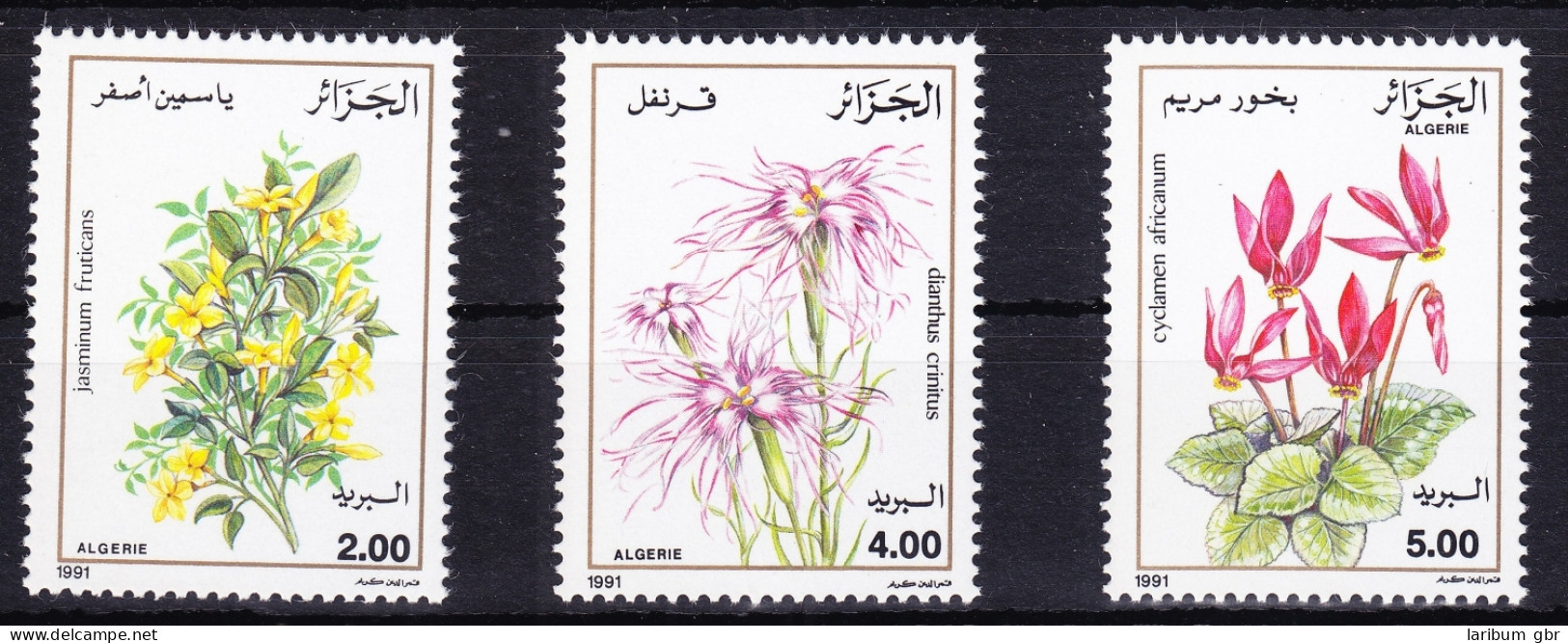 Algerien 1041-1043 Postfrisch Blüten Blumen, MNH #RB826 - Algerije (1962-...)