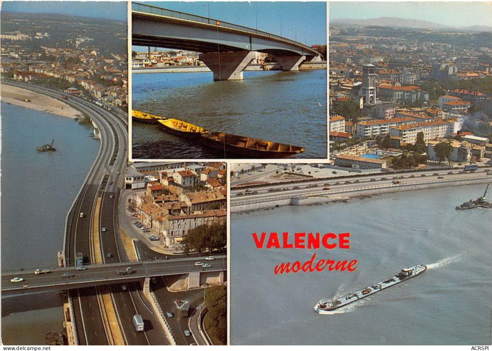 VALENCE SUR RHONE Moderne  3(scan Recto-verso) MA1544 - Valence