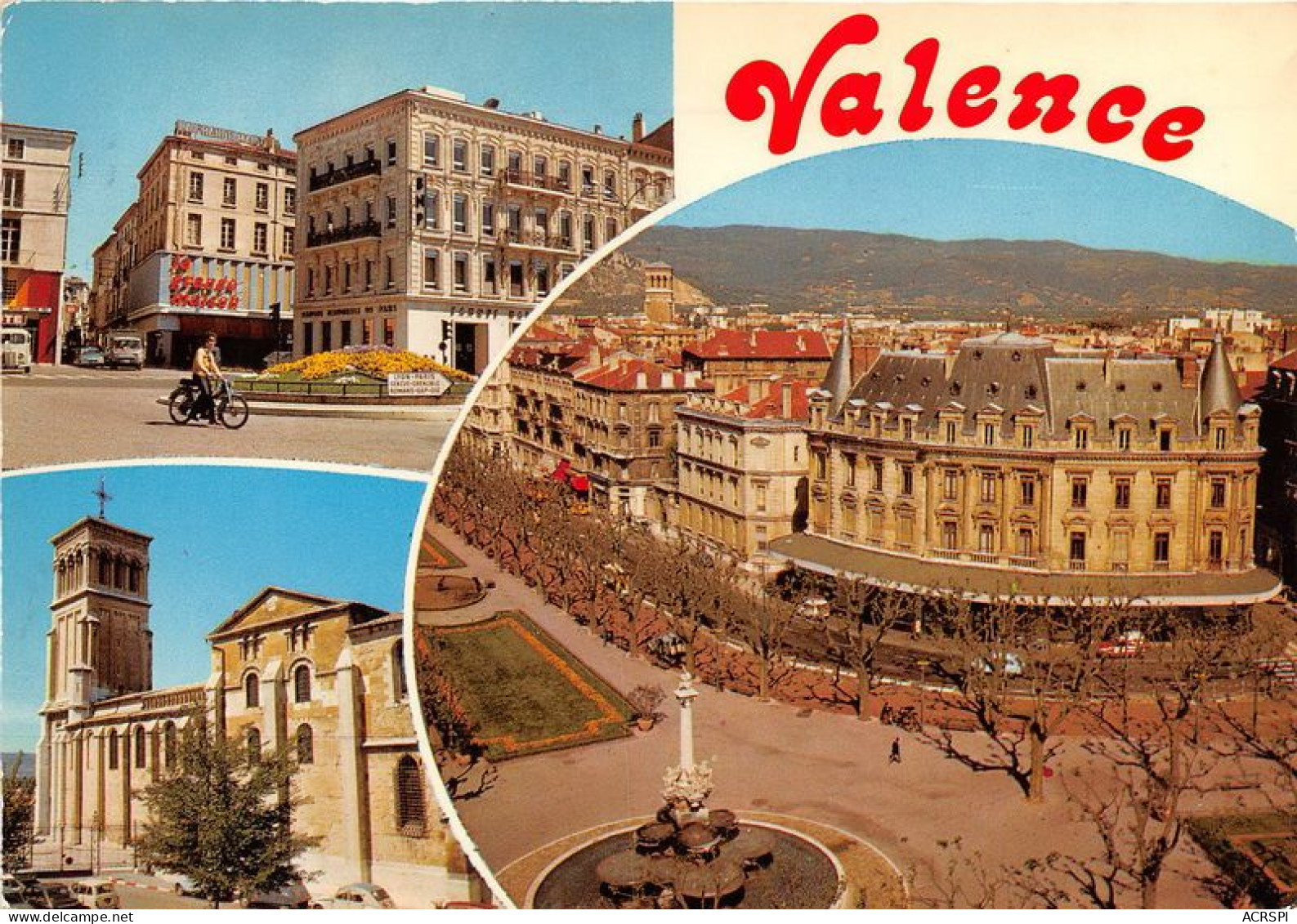 VALENCE SUR RHONE 2(scan Recto-verso) MA1544 - Valence