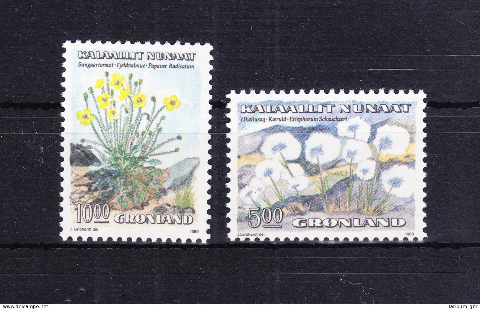 Grönland 197-198 Postfrisch Blumen #RD519 - Sonstige & Ohne Zuordnung