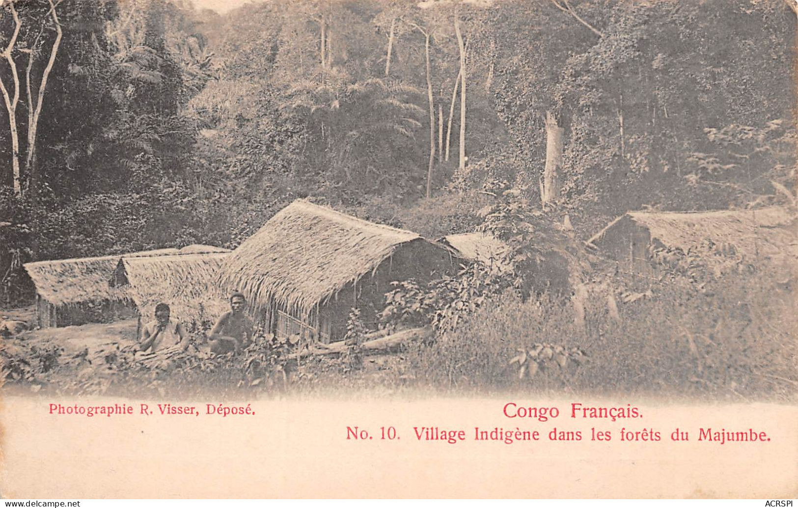 CONGO Français Village Indigène Foret Du MAJUMBE  18 (scan Recto Verso)MA1542BIS - Congo Francés