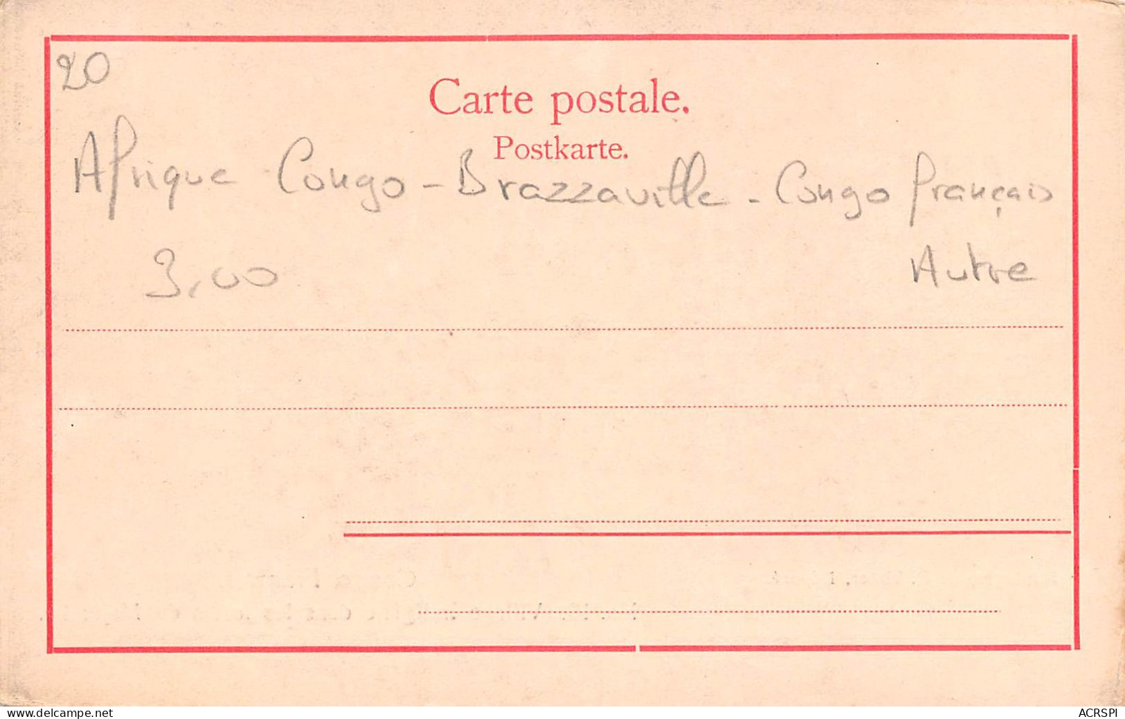CONGO Français Village Indigène Foret Du MAJUMBE  18 (scan Recto Verso)MA1542BIS - French Congo