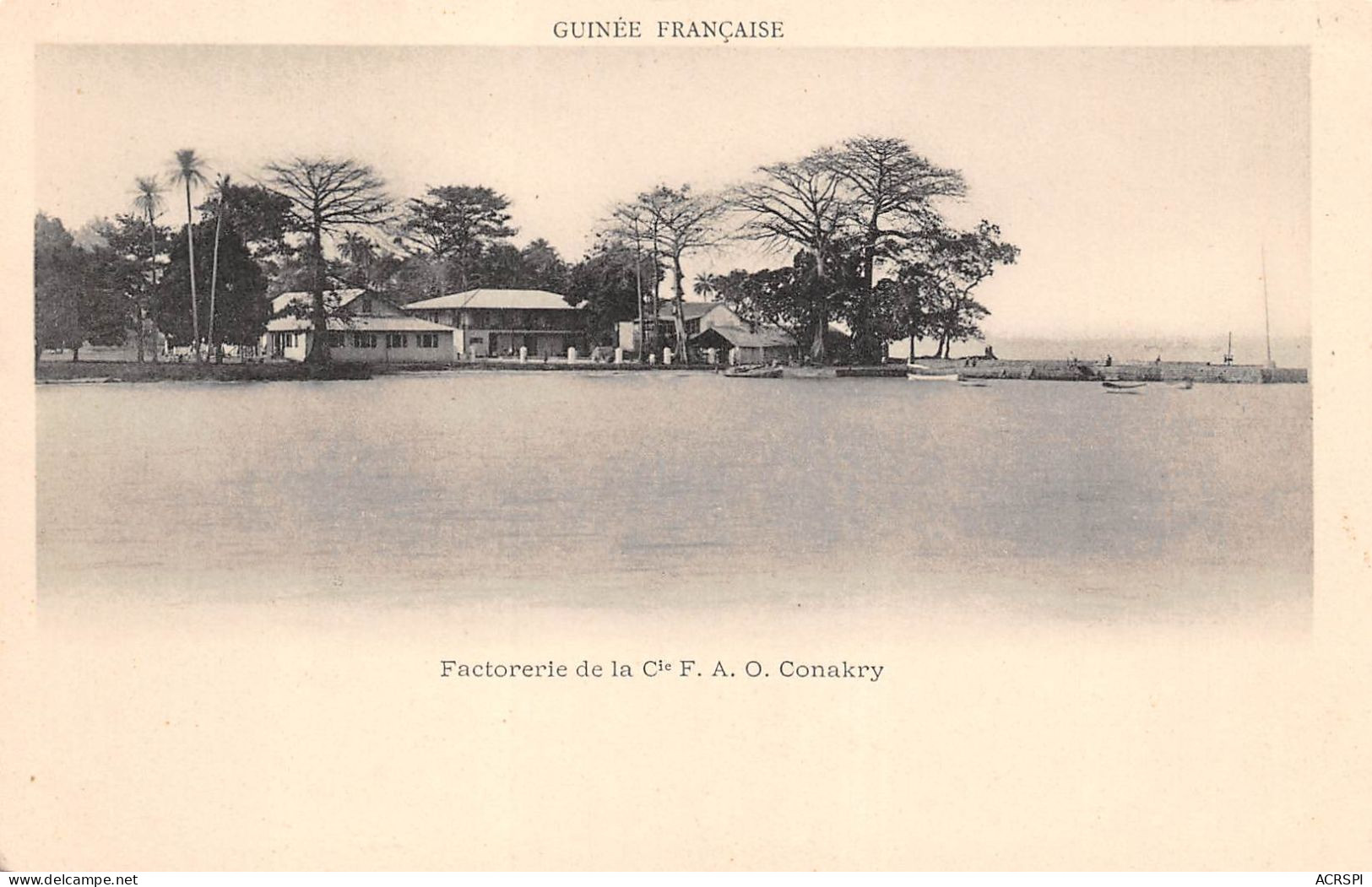 GUINEE Française CONAKRY  Factorerie De La Compgnie F.A.O  14 (scan Recto Verso)MA1542BIS - Französisch-Guinea