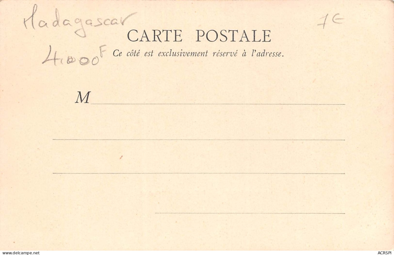 GUINEE Française CONAKRY  Factorerie De La Compgnie F.A.O  14 (scan Recto Verso)MA1542BIS - Guinée Française