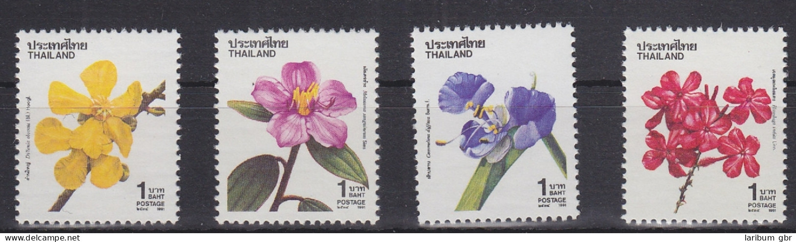 Thailand 1443-1446 Postfrisch Natur Blumen, MNH #RA172 - Thailand