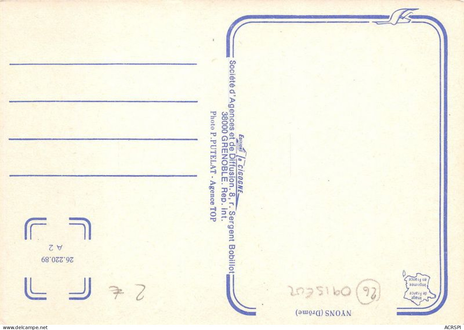 NYONS 26(scan Recto-verso) MA1574 - Nyons