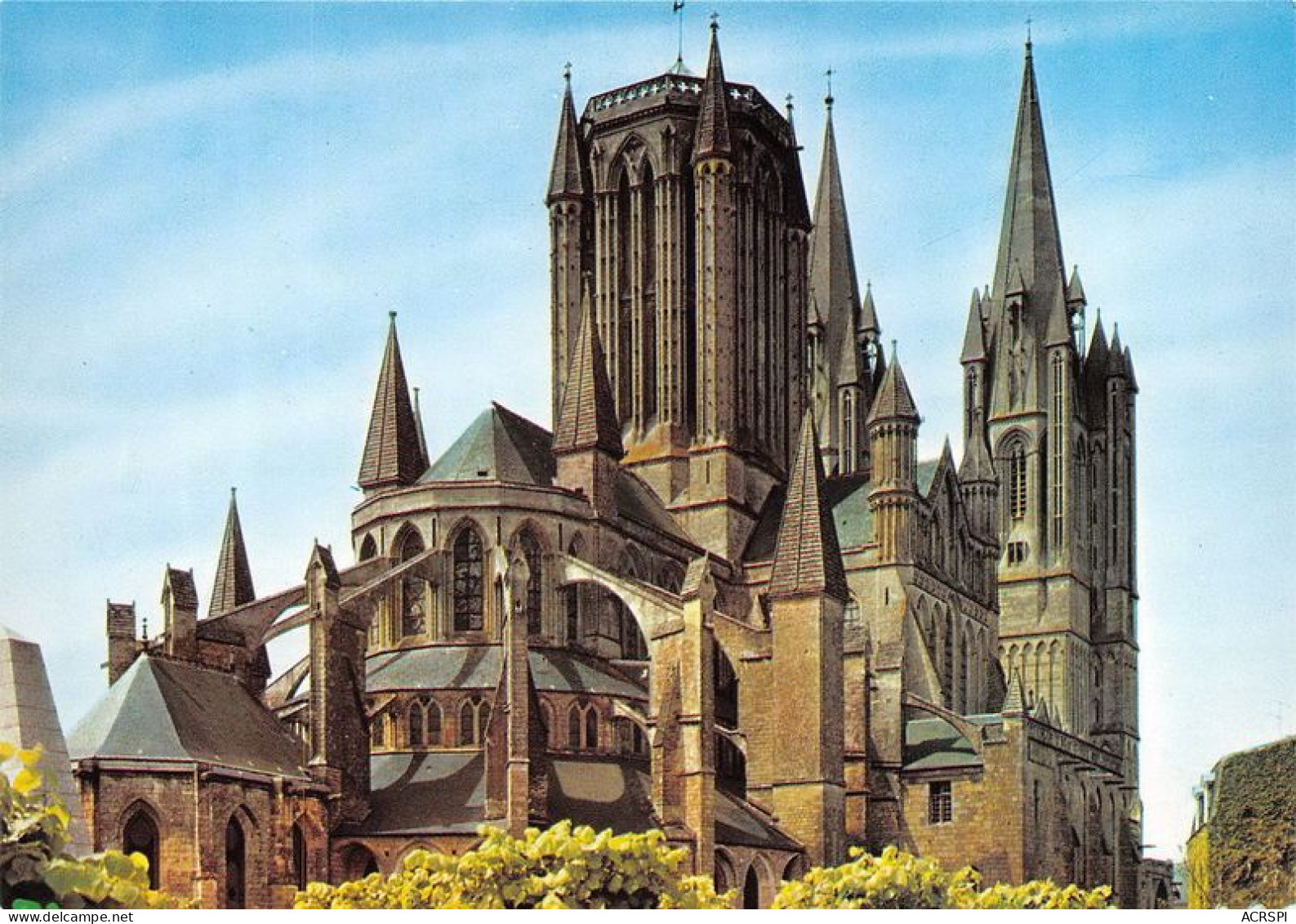 COUTANCES  L Abside De La Cathedrale Notre Dame Gothique Normand 17(scan Recto-verso) MA1571 - Coutances