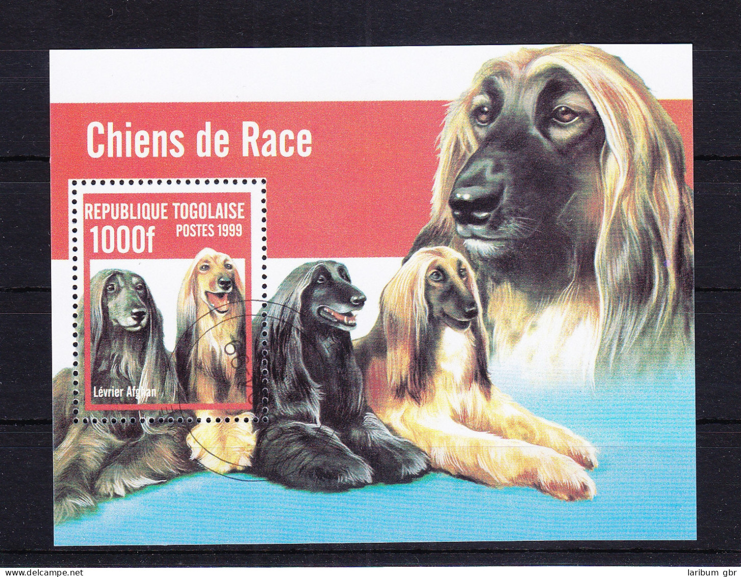 Togo Block 439 Mit 2829 Gestempelt Hunde #RE153 - Togo (1960-...)