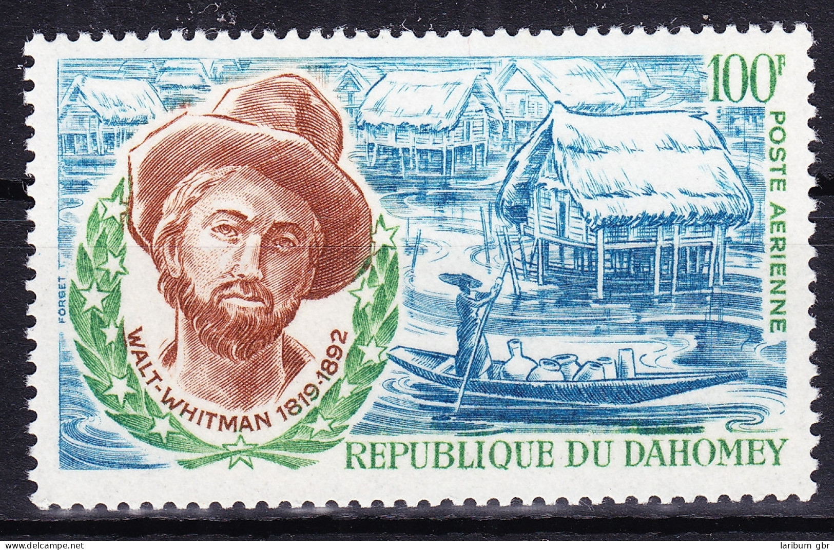 Dahomey 413 Postfrisch Dichter Walt Whitman, MNH #RB756 - Benin - Dahomey (1960-...)