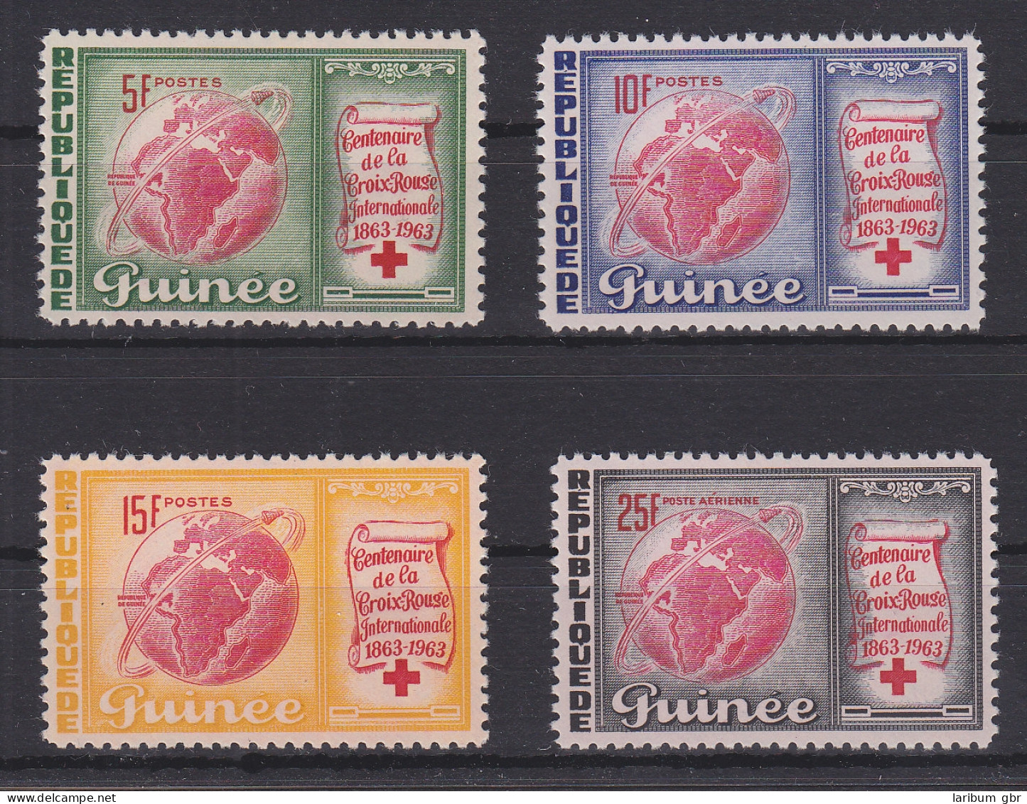 Guinea 204-207 Postfrisch Rotes Kreuz, MNH #RA837 - Guinea (1958-...)