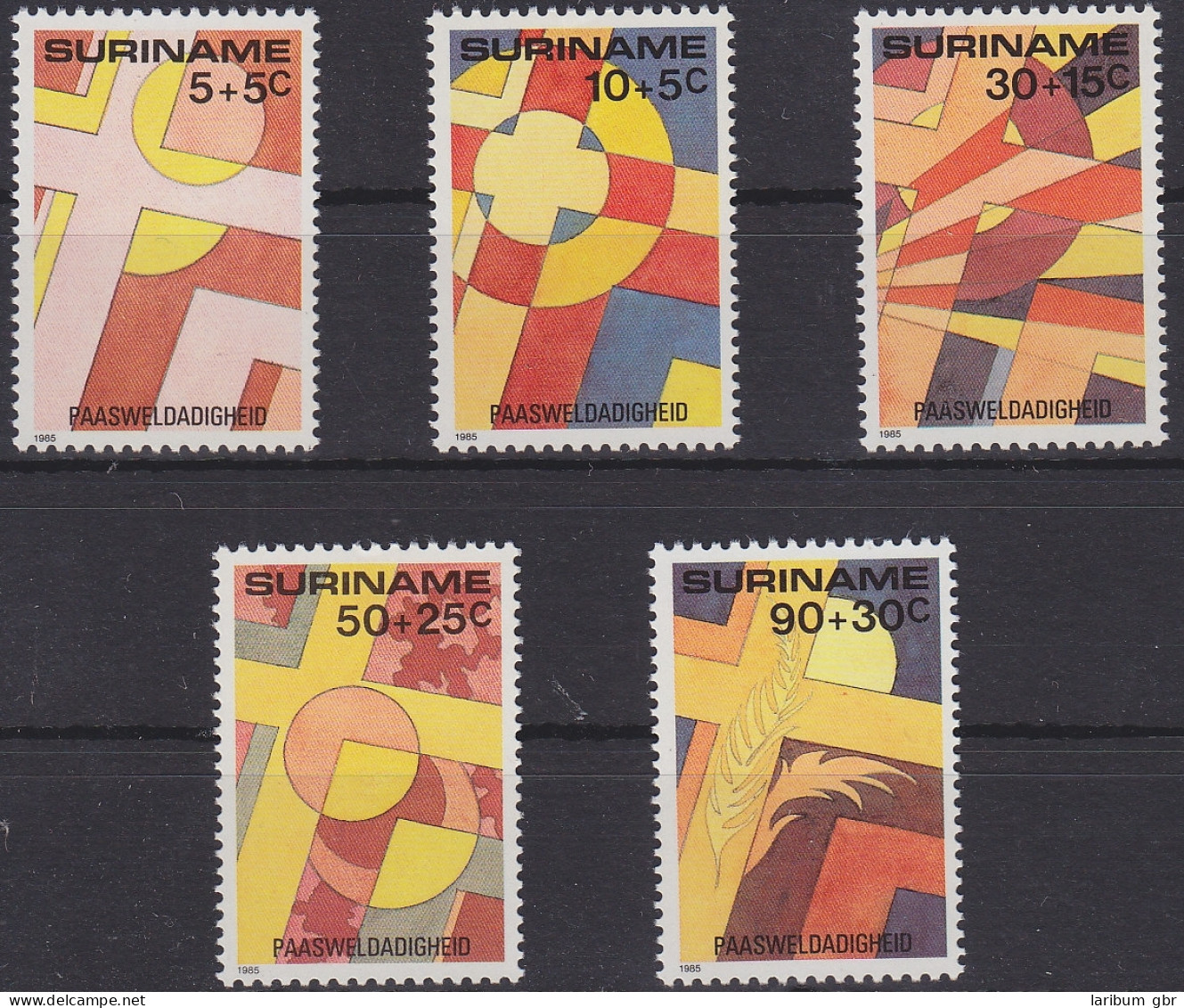 Suriname 1125-1129 Postfrisch MNH, Ostern Easter #RA009 - Suriname