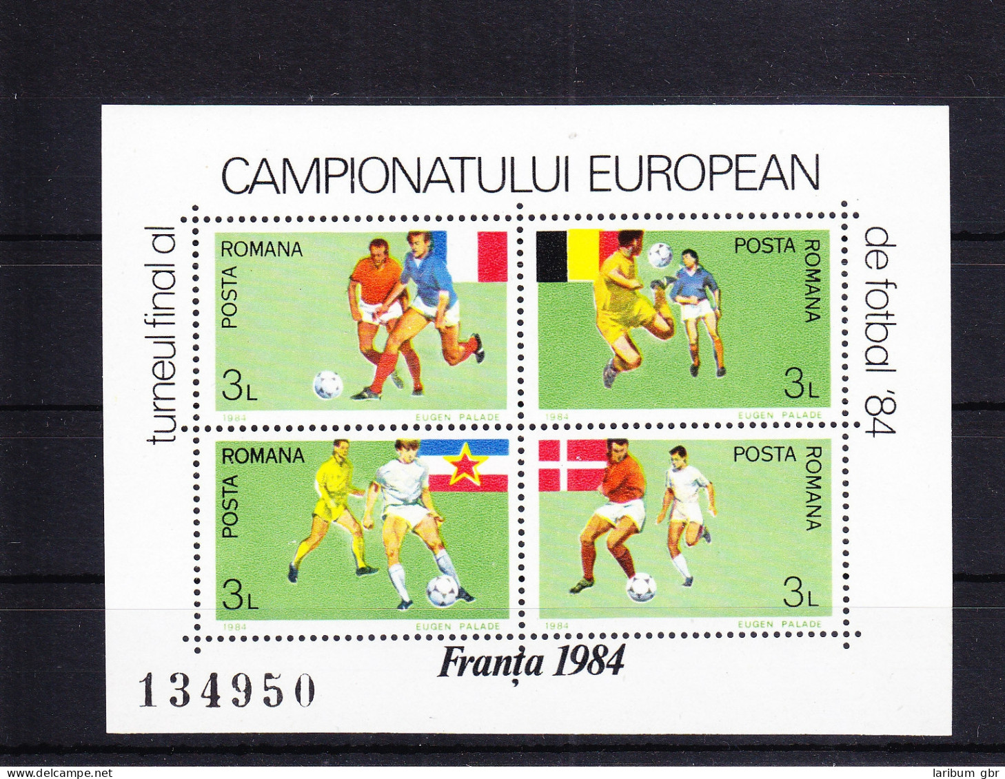 Rumänien Block 205 Mit 4050-4053 Postfrisch Fussball #RF709 - Other & Unclassified